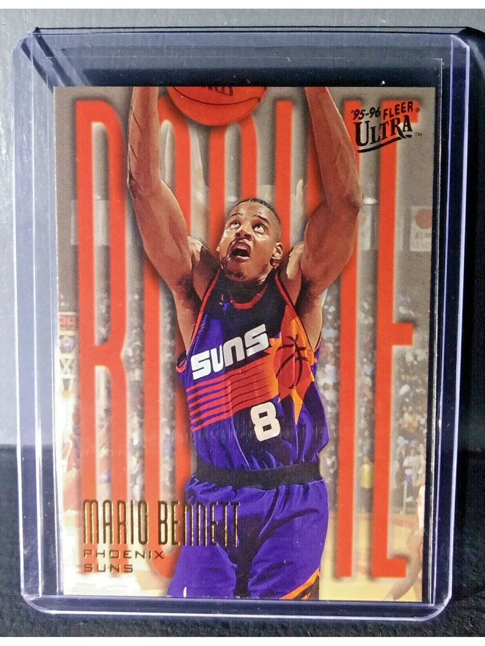1995-96 Mario Bennett Fleer Ultra #265 Rookie Basketball Card